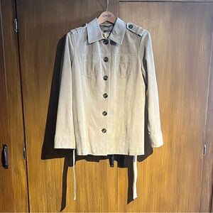 Liz Claiborne vintage Suede Jacket with belt Size M